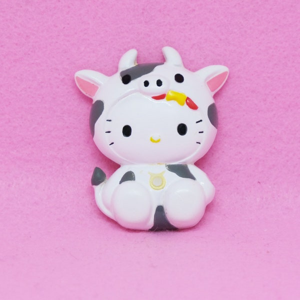 Hello Kitty Magnet Cow 2001 Vintage Rare From Japan Free Shipping