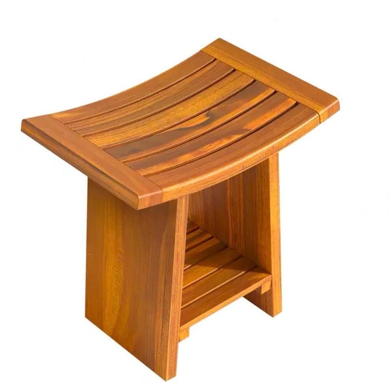 Teak Shower Bench - Etsy