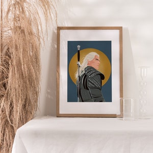 The Witcher Printable Wall Art , Instant Download, Fan Art, Printable Art, Movie Illustration, Movie Art Print, Movie Poster, Wall Decor