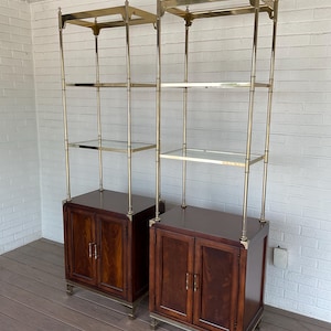 SOLD*******1970's Vintage Thomasville Etagere - a Pair