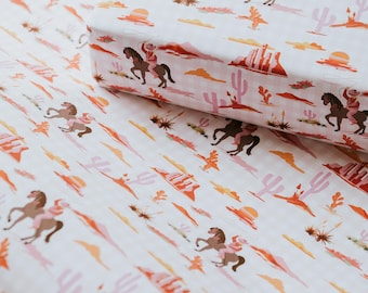 Wild West Cowgirl Wrapping Paper: Rodeo Birthday Gift Wrap