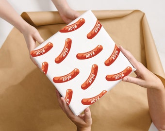 Personalised Graduation Clever Sausage Wrapping Paper