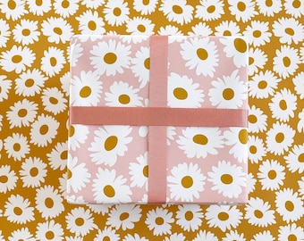 Field of Daisies Luxury Wrapping Paper Gift Wrap Best Friend Daughter Sister Mother Aunty Auntie Birthday Flowers