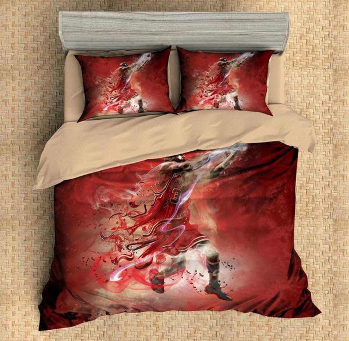 3D Customize Michael Jordan Bedding Set Duvet Cover Etsy