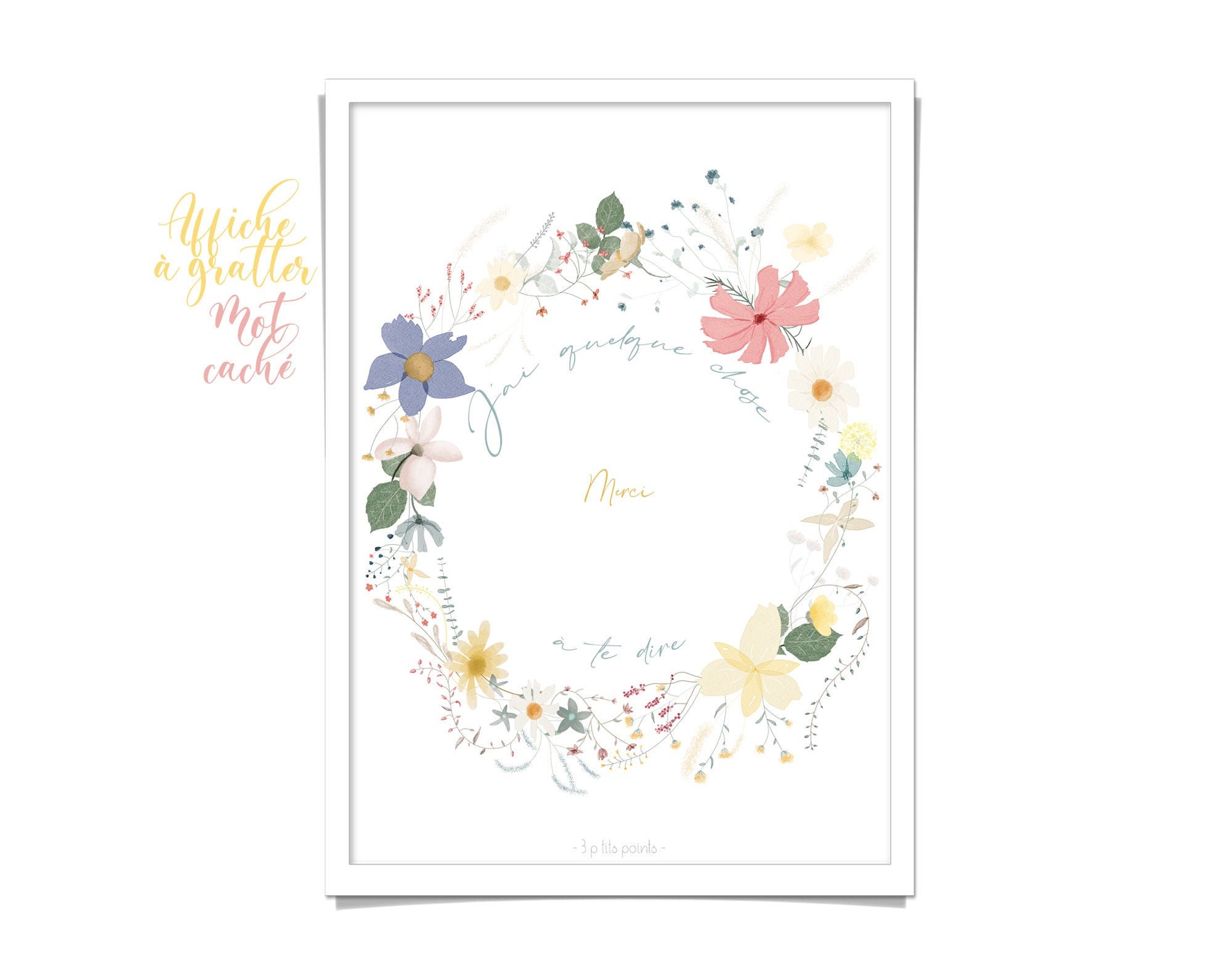 Carte à Gratter Remerciements