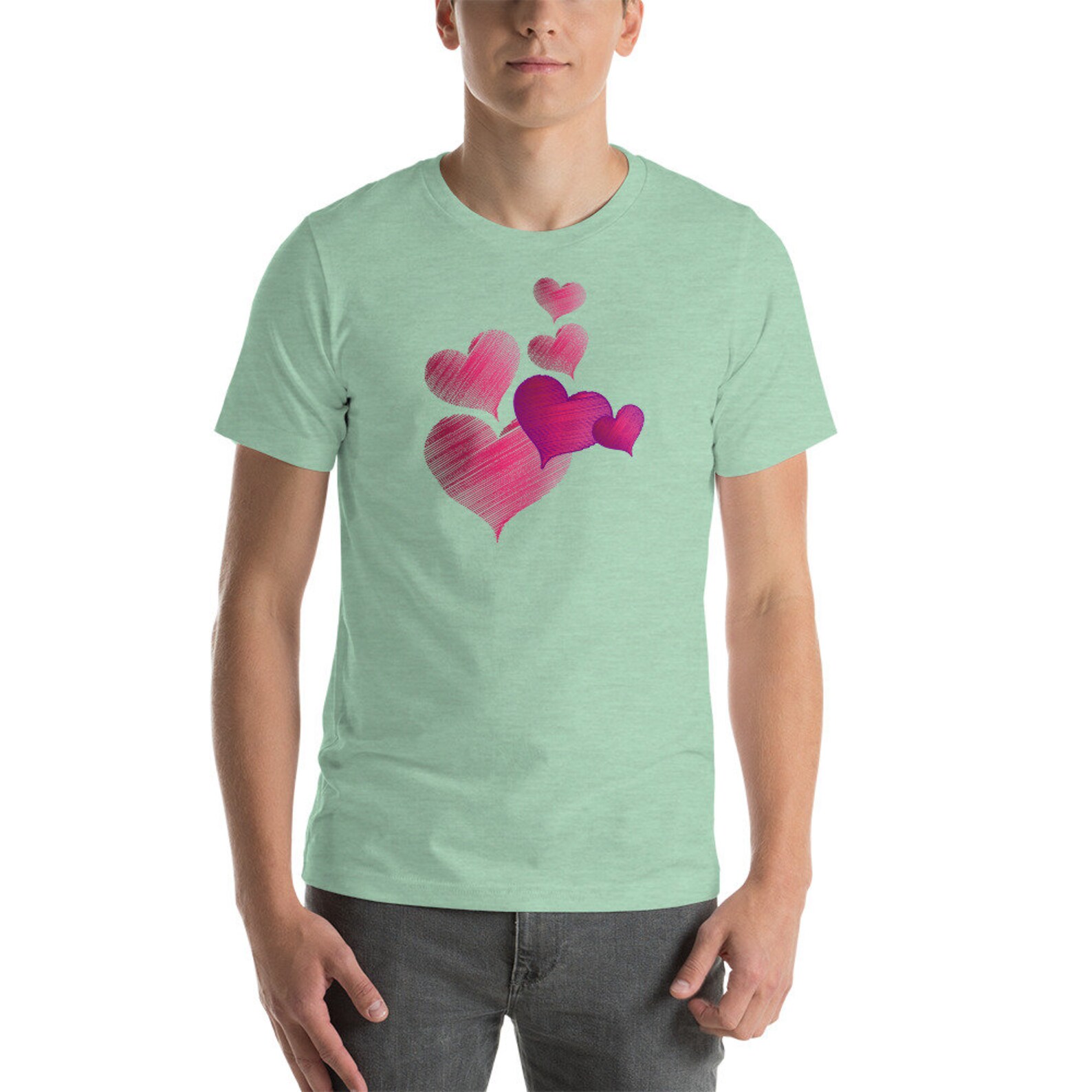 HerzentShirt tShirt mit Herzen HerzShirt Etsy