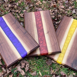 YOUR Custom Epoxy River Live Edge Charcuterie Board!