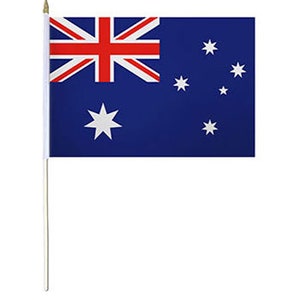 Stickers vlaggen Aussie dingen