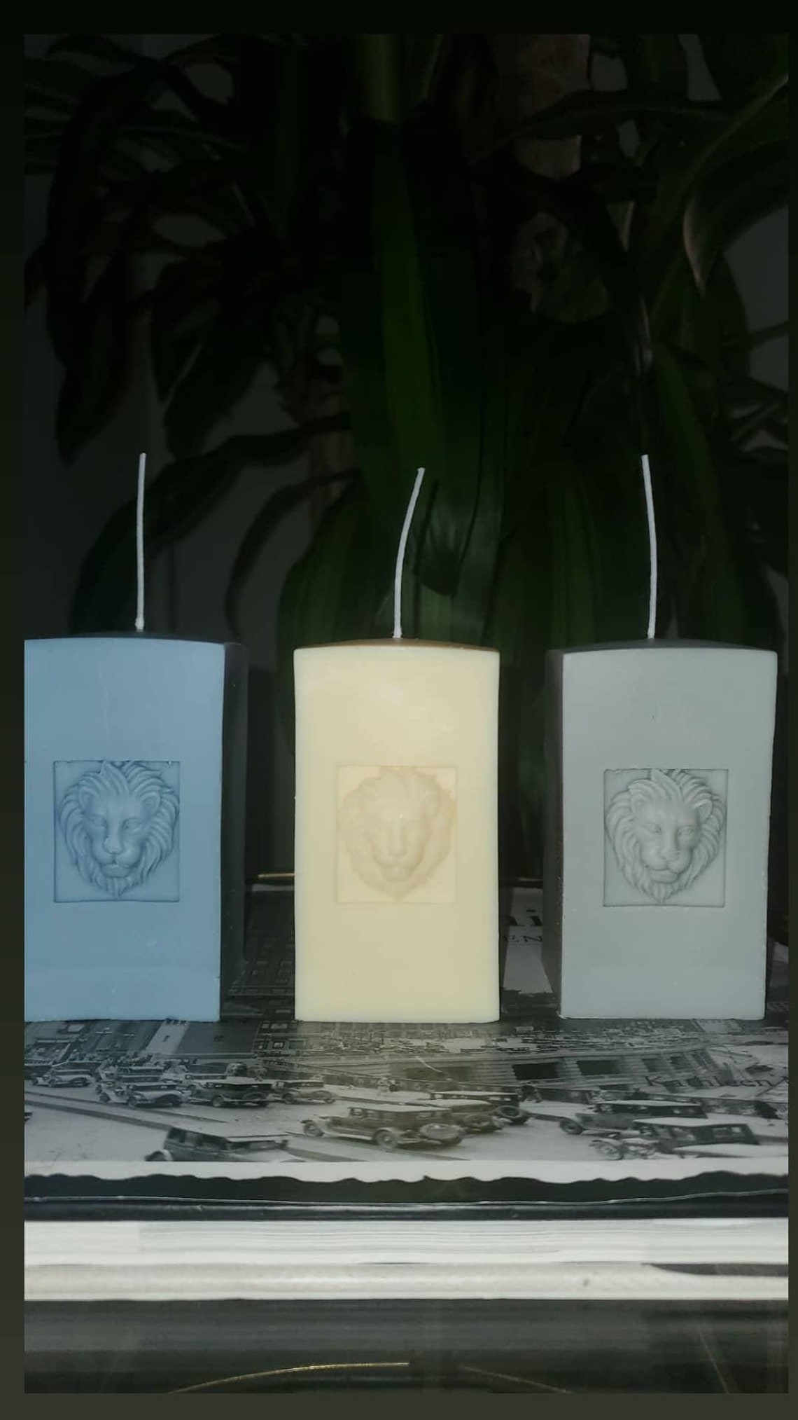 Dreamy Candle Decor LARGE Lion candle/ handpoured cruelty Etsy