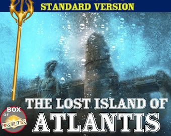 Matte Escape Room Standardversion, Åldrar 9-12: Den förlorade ön Atlantis. Ett matematikmysterieäventyr.