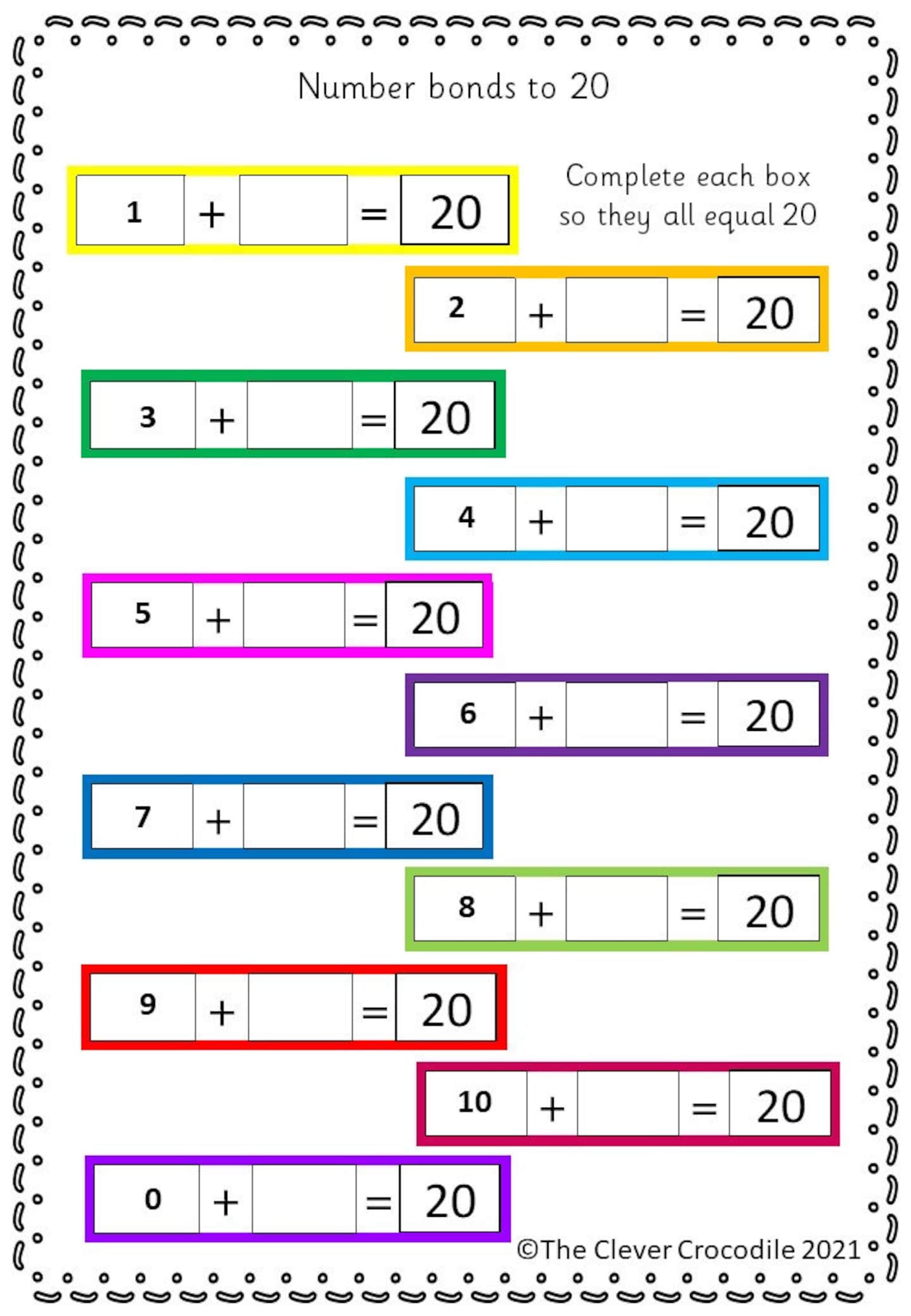 Year 1 Full Maths Curriculum Printable Worksheets Key Stage 1 Maths