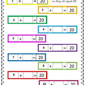 Year 1 Full Maths Curriculum - Printable Worksheets - Key Stage 1 Maths ...