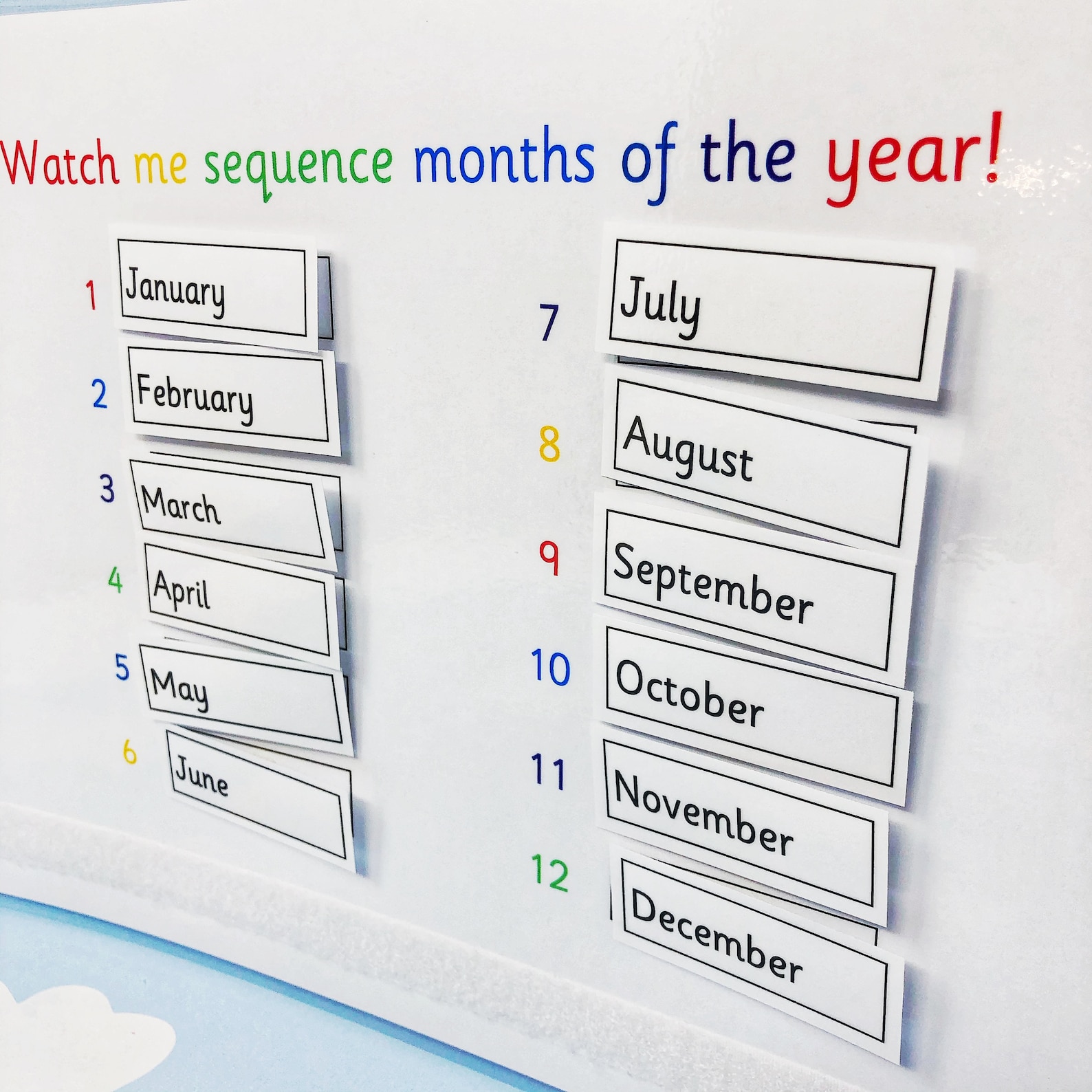 Learn Months Of The Year Printable
