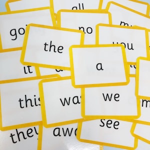 Reception Flashcards - Reception Spellings - Literacy resources - Learn to Spell - Home Schooling - Kindergarten - Instant Download