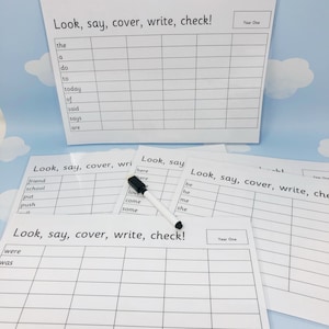 Year 1 Spellings - School Spellings - Common Exception Words - Spelling Sheets - KS1 - Learning Resource - Phonics