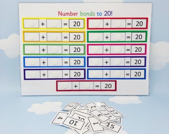 Number Bonds to 20 Learning Sheet: KS1 Maths (Printable PDF)