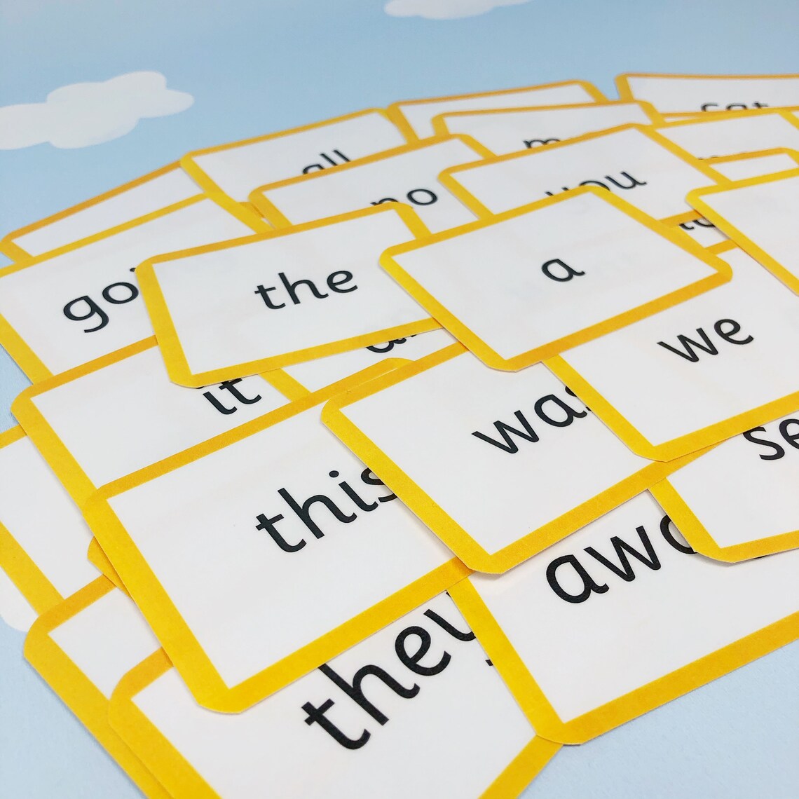 Reception Flashcards Reception Spellings Literacy Etsy España