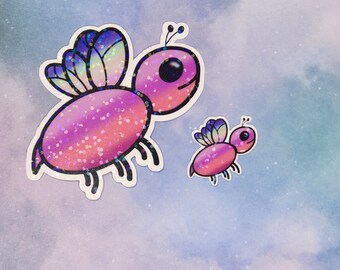 Colorful Bee Sticker