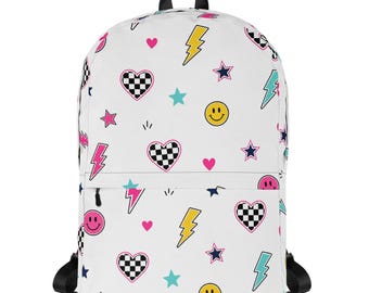 Stylischer Rucksack für Kinder und Jugendliche | Niedlicher Schulrucksack für Mädchen | Ästhetischer Schulrucksack