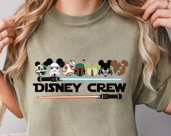 Star Wars Disney Crew Shirt, Comfort Colors Disney Shirt, Star Wars Family Shirt, Disney Star Wars Shirt, Disney Crew Shirt, 161160