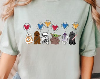 Star Wars Characters Shirt, Comfort Colors Shirt, Star Wars May The 4Th Shirt, Disney Star Wars Shirt, Star Wars Shirt, 161294