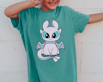 Toothless Dragon Shirt, Comfort Colors, Toothless And Light Fury Shirt,How To Train Your Dragon Shirt,Universal Dragon Matching Shirt 163457