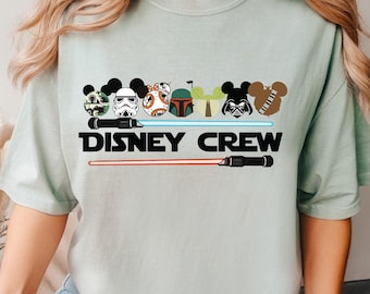 Star Wars Disney Crew Shirt, Comfort Colors Disney Shirt, Star Wars Family Shirt, Disney Star Wars Shirt, Disney Crew Shirt, 161160