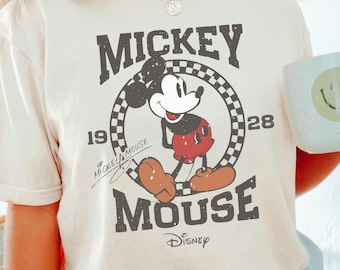 Vintage Disney Mickey Mouse Shirt, Comfort Colors Disney Shirt, Disney Family Shirt, Disney Trip Shirt, Disney Mickey Shirt, 162136