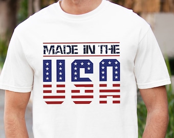Made In The USA Shirt, Comfort Colors Shirt, 4th of July Shirt, 4th of July Shirts Kids, July 4th, Patriotic Shirts, Independence Day