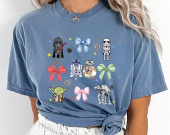 Disney Star Wars Coquette Shirt, Comfort Colors, Coquette Star Wars Tee, Darth Vader Shirt, Star Wars Shirt, Disney Trip Shirts, 163160