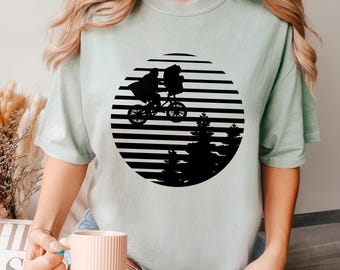 Retro E.T Shirt, Comfort Colors, Vintage E.T. Shirt, Retro ET Shirt, ET Alien Shirt, E.T. Fan Shirt, E.T. Go Home Tee, 162907