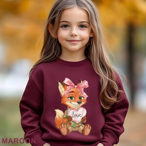 Watercolor Judy Hopps Nick Wilde Heart Sweatshirt, Valentine Zootopia Hoodie, Coquette Bow Zootopia Sweatshirt, Disney Love Crewneck 164491 bild 10