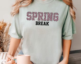 Spring Break Shirt, Comfort Colors, Spring Break Vacation Shirt, Group Spring Break Trip Shirt, Matching Spring Break Holiday Shirt 165649