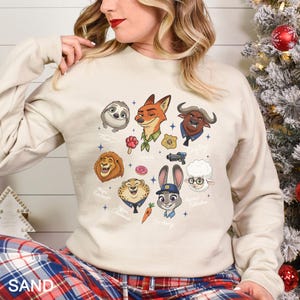 Disney Zootopia 2 Signatures Sweatshirt, Walt Disney World Sweatshirt, Zootopia Characters Hoodie, Disneyland Zootopia Crewneck 164511 image 14