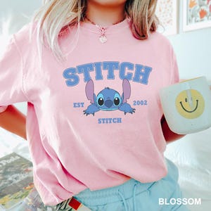 Disney Stitch Est. 2002 Shirt, Comfort Colors, Cute Stitch Shirt, Disney Shirt, Stitch Balloons Shirt, Stitch Disneyland Shirt 163301