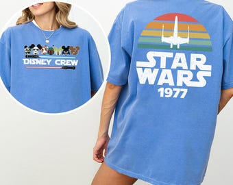 Star Wars Disney Crew Shirt, Comfort Colors Shirt, Star Wars Family Shirt, Mickey Ears Shirt, Disney Star Wars Tee, Disney Crew Shirt 163105