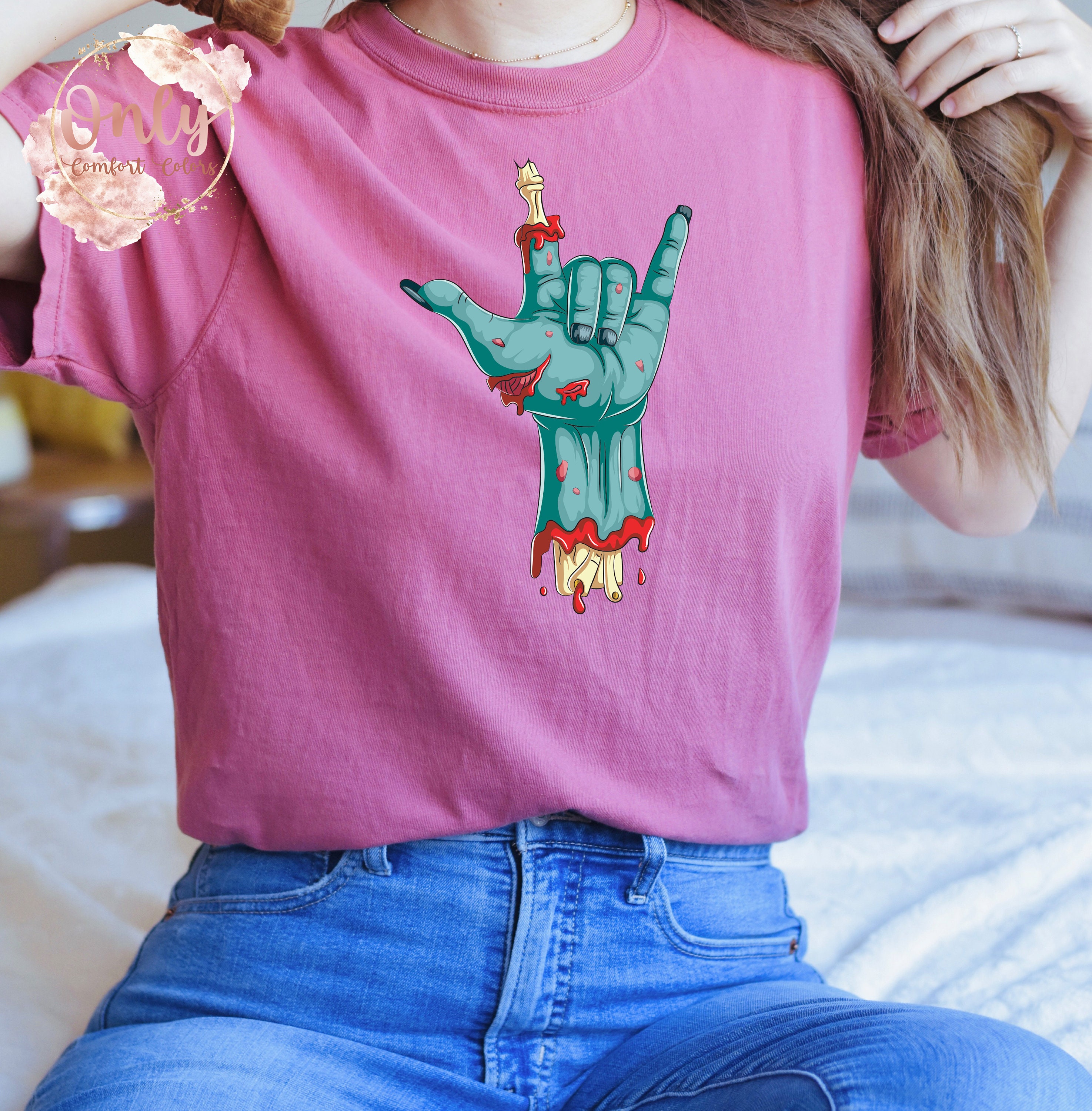 Halloween Costume Shirt Comfort Colors Shirt Women Halloween Etsy