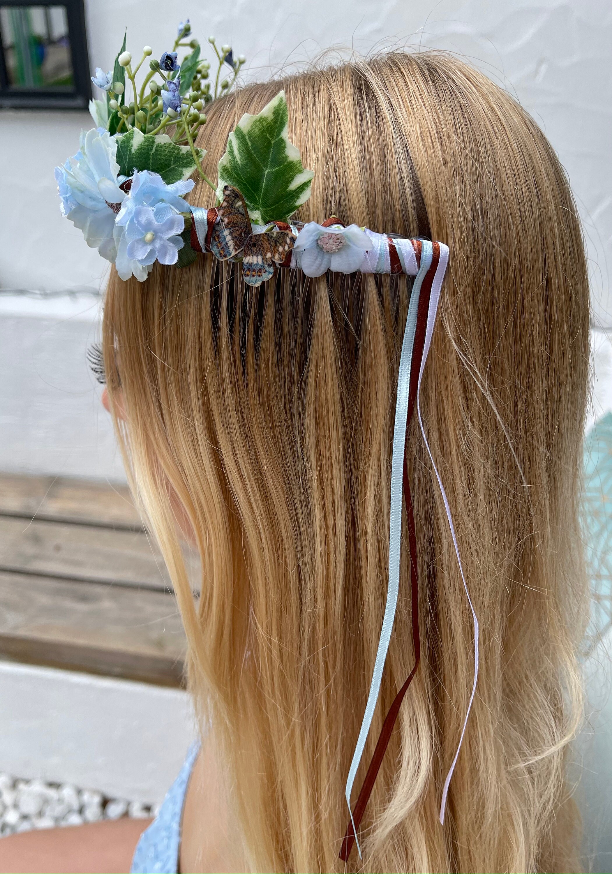 Elena Designs Flower Tiara (wedding/sweet 16) Elena Crown - Etsy main image 2