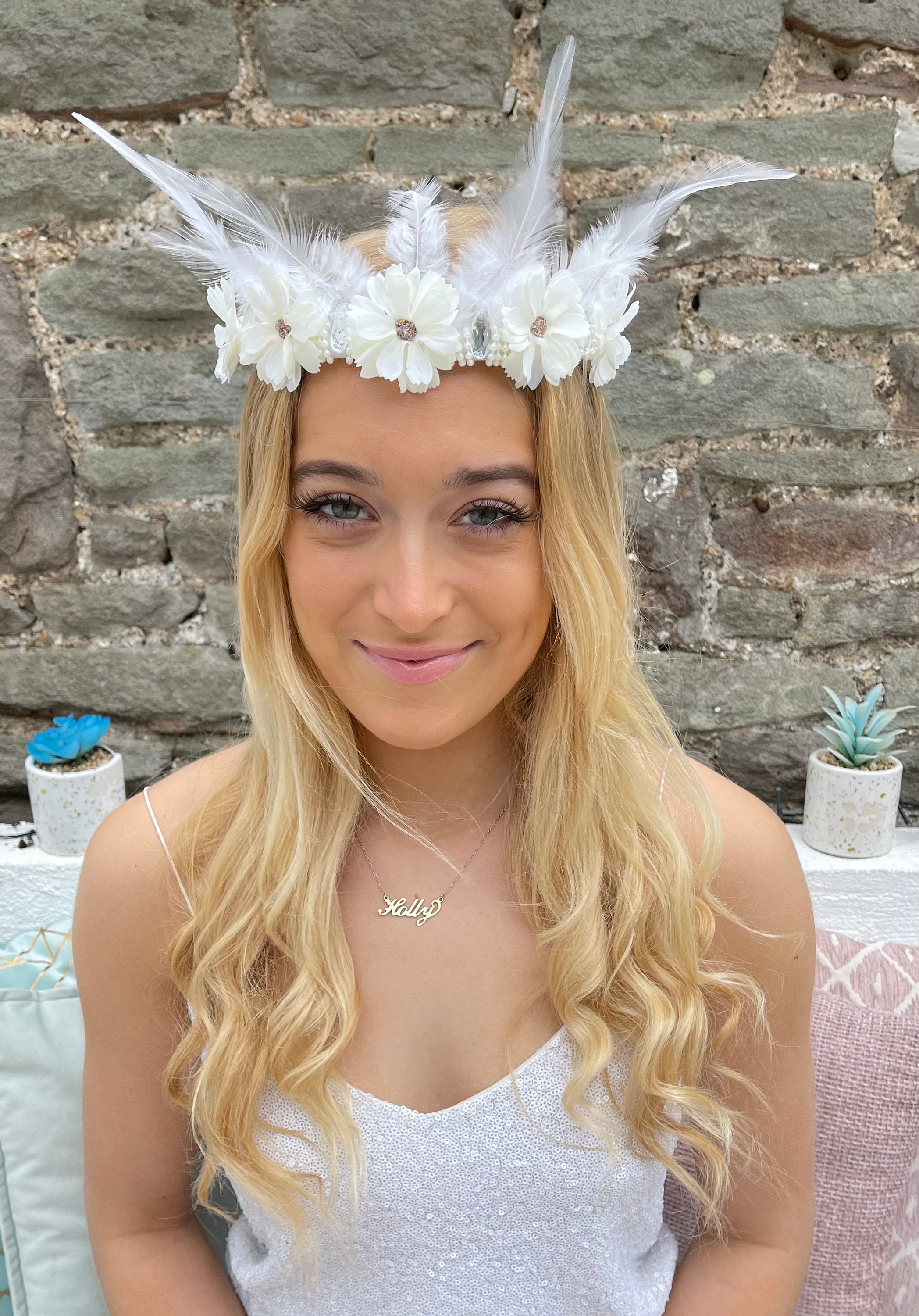 White Swan Tiara - Etsy display picture 2