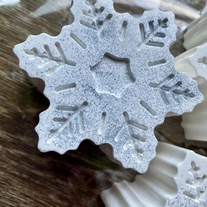 Snowflakes Soap Bar