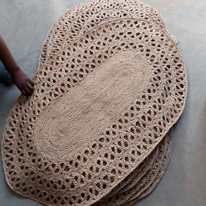 Jute Mat 2x3 Feet Small Rug Jute Rug