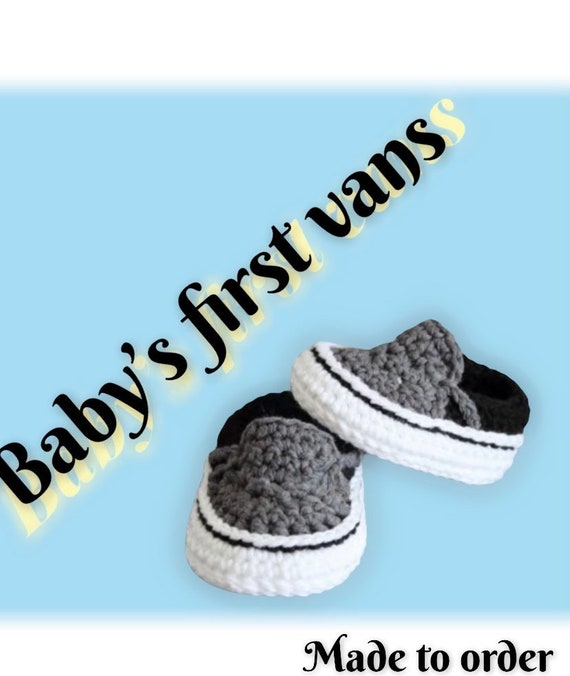 Handmade Vans Crochet Baby Vans Crochet Baby Shoes 0-3 - Etsy Canada Handmade Vans Crochet Baby Vans Crochet Baby Shoes 0-3 - Etsy Canada