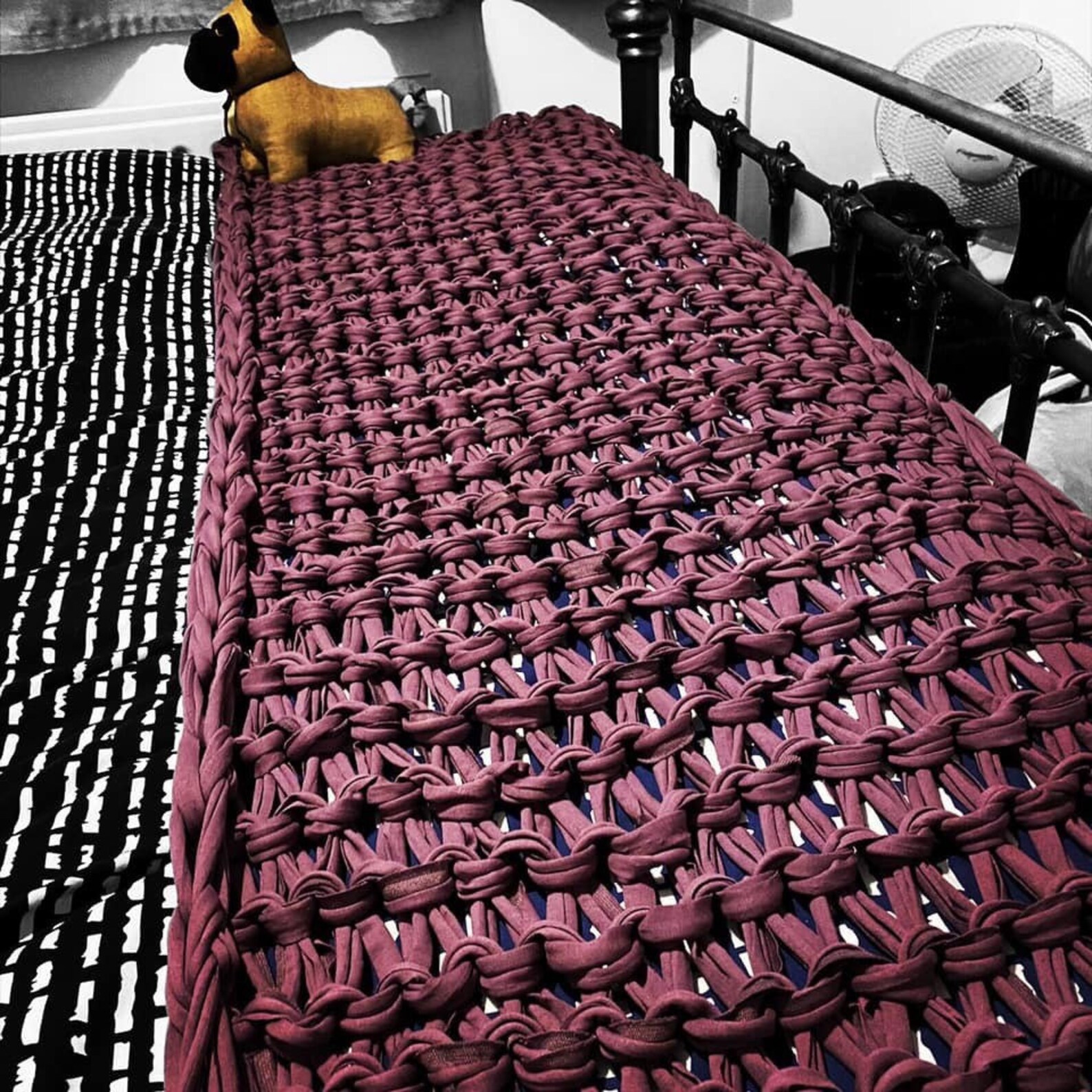 Anxiety blanket weighted blanket super heavy purple Bulky Etsy