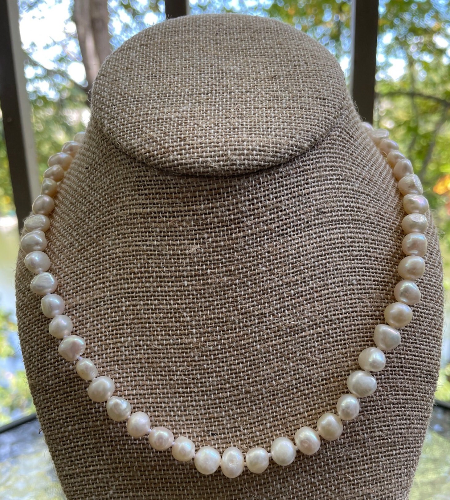 Baroque Freshwater Pearl Necklace 17.5