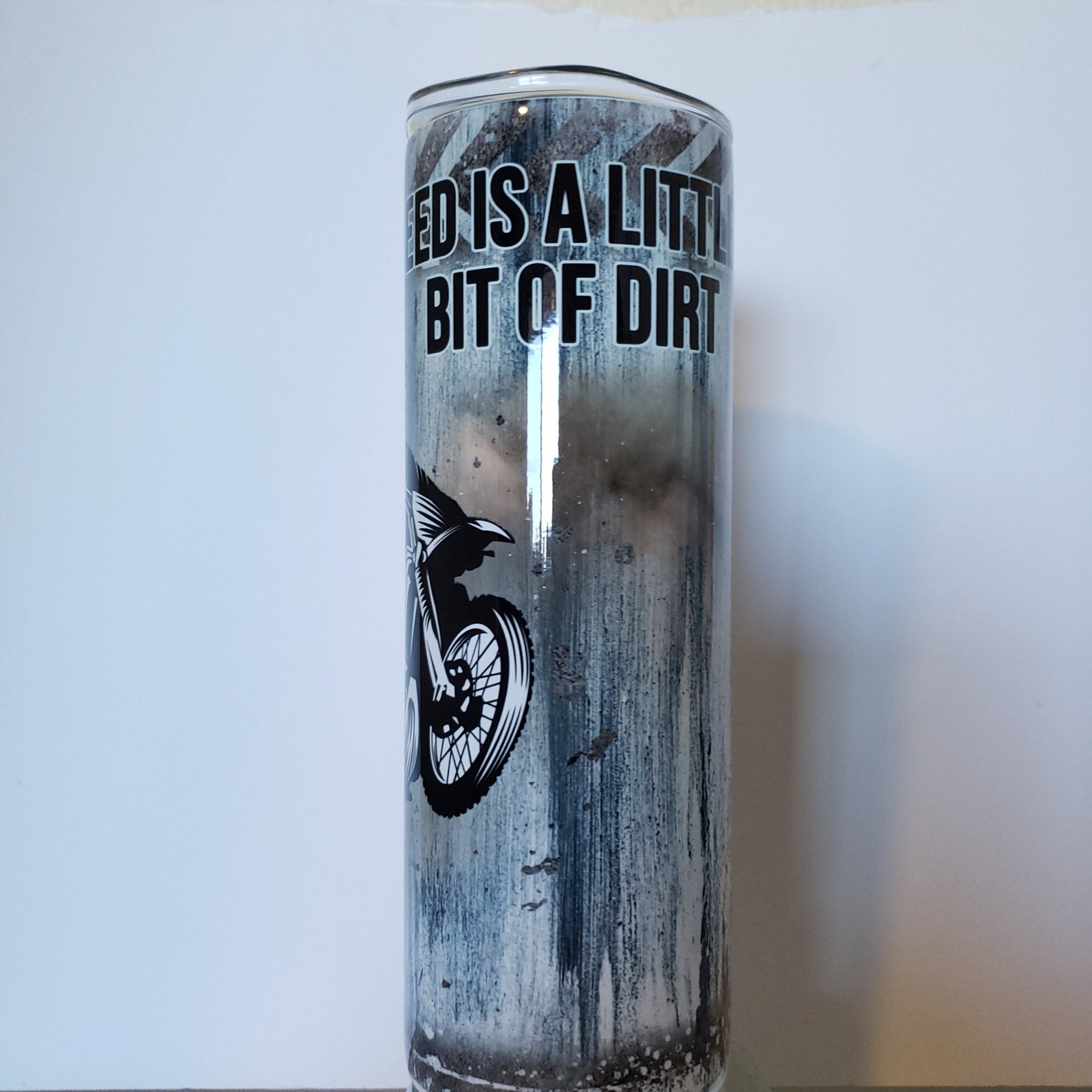 Dirt bike tumbler Stainless steel double walled vacuum Etsy