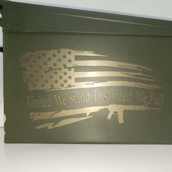 50 Cal. Ammo Can Laser Engraved Ammo Can Customized Ammo Etsy