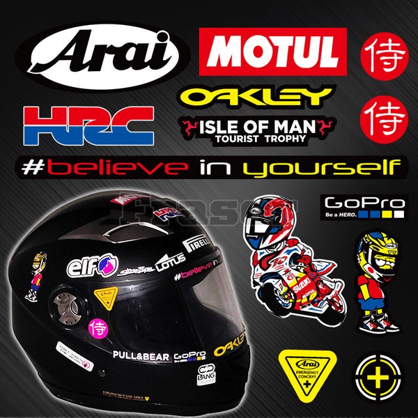 Motorcycle Helmet Decals Etsy