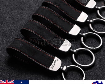 28 Variety of Car Brand Keychain Logo ALCANTARA Textile  Accessories Keyring Pendant Keyholder Sport Car Van Truck AU Gift Luxury