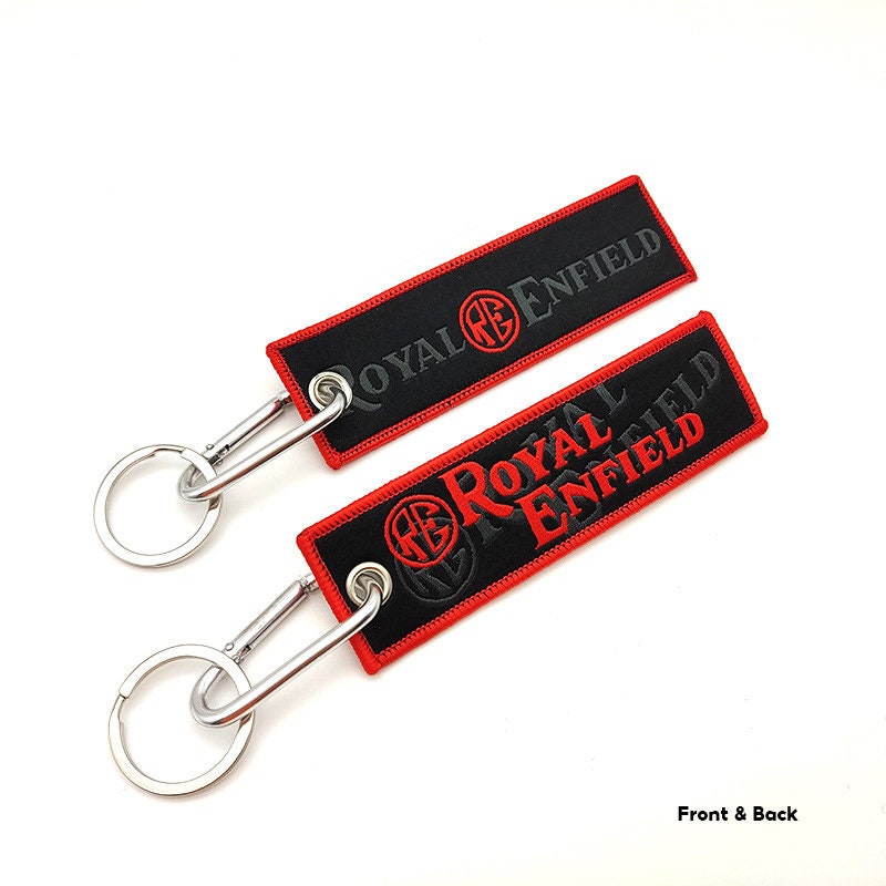 Royal enfield keychain - Indianleathercraft
