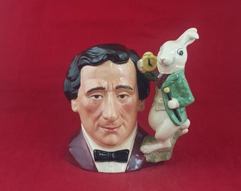 Royal doulton large character jug - the march hare - 6735 rd